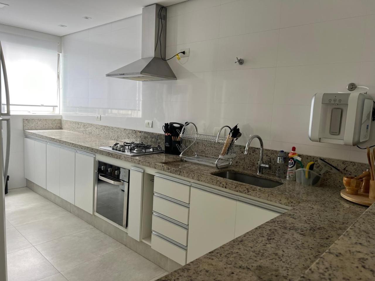 Beleza De Apartamento 300 Metros Da Praia Guarujá Exterior foto